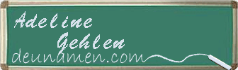 Adeline Gehlen Visitenkarte
